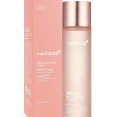 MEDICUBE TRIPLE COLLAGEN TONER 140ML  - TÔNICO TRIPLO COLÁGENO