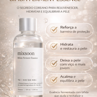 Essencia facial Mixsoon Bifida- Mixsoon, Essência de Fermento Bifida, 100 ml