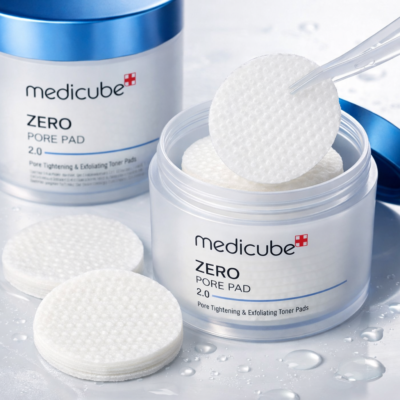 Almofadas Tônicas Medicube Zero Pore Pad 2.0 Para Poros dilatados  - 70 Unidades