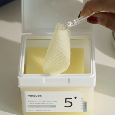 Almofadas Tônicas Numbuzin No.5 Vitamin-Niacinamide Concentrated de 70 Unidades