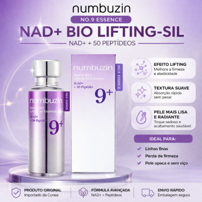 Essência Facial Numbuzin No.9 NAD + 50 PEPTIDEOS (50 ml)