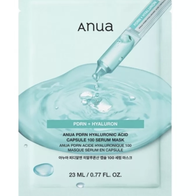 MÁSCARA FACIAL ANUA PDRN + ÁCIDO HIALURÔNICO -01 unidade