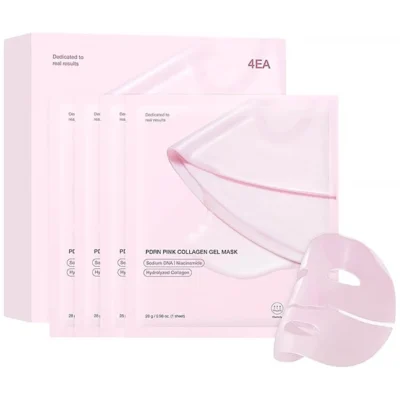 Medicube PDRN Pink Collagen Gel Mask 28 g - CAIXA COM 4 UNIDADES