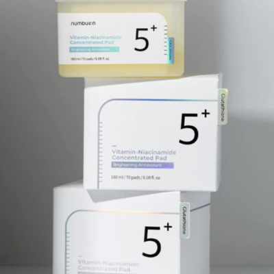 Almofadas Tônicas Numbuzin No.5 Vitamin-Niacinamide Concentrated de 70 Unidades