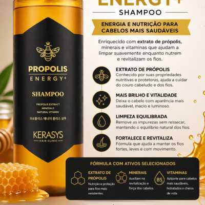Kerasys - Shampoo Própolis Shine Energy Plus  1000ml