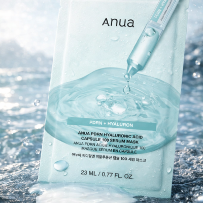 MÁSCARA FACIAL ANUA PDRN + ÁCIDO HIALURÔNICO -01 unidade