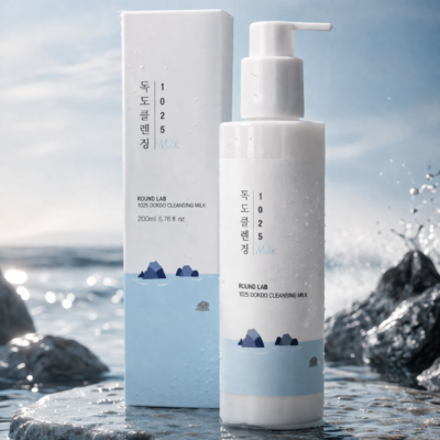 Round Lab 1025 Leite de Limpeza Dokdo, 200 ml