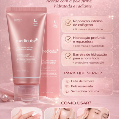 Máscara Facial Medicube Collagen Night Wrapping Mask 75ml