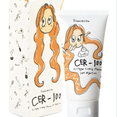 Elizavecca CER-100 Proteína Ionizada e Colágeno - Máscara Capilar Sem Enxágue 50ml