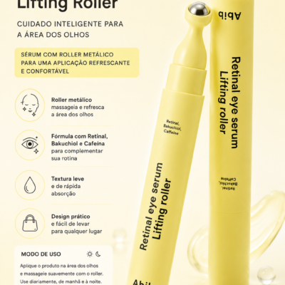 Abib Sérum de Retinal para a Área dos Olhos com Aplicador Roller Lifting 15ml
