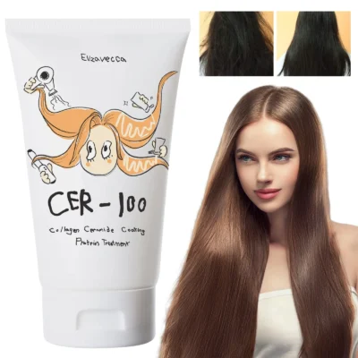 ELIZAVECCA CER-100 Collagen Ceramide Coating Protein 100ml -Máscara Capilar
