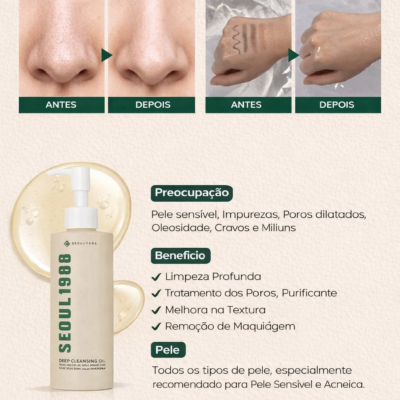 SEOUL 1988 - CLEANSING OIL Pine Cica 1% + Probiotics 200 ml