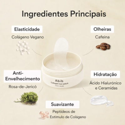 Abib Collagen Eye Patch Jericho Rose Jelly – 60 unidades