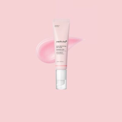 Medicube PDRN Pink Peptide Eye Cream (30 ml)  para hidratação, luminosidade e cuidado antissinais da área dos olhos
