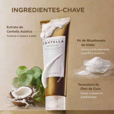 SKIN1004 Espuma de Limpeza Madagascar Centella Ampoule Foam 125 ml